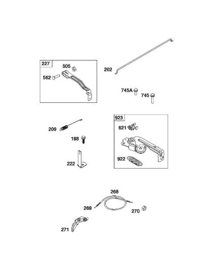 D - GRUPPO ELEMENTI DI COMANDO B&S - 09 €¦ 09P602-0124-H1 brand Stihl